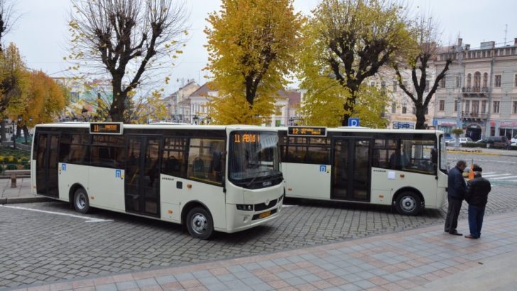 Вперше за 3 роки в Чернівцях закупили та випустили на маршрути нові автобуси