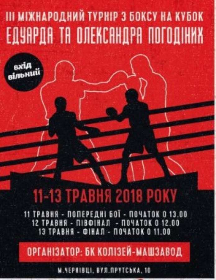 Міжнародний турнір з боксу «Кубок Едуарда та Олександра Погодіних»