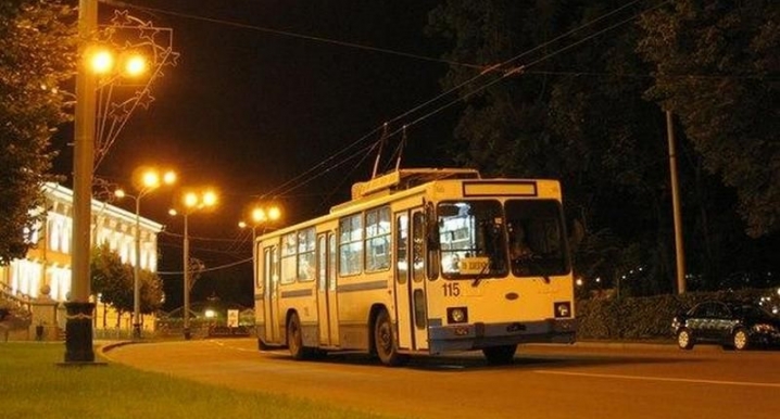 З’явився графік руху нічних тролейбусів у Чернівцях